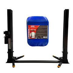 KÉTOSZLOPOS - CSÁPOS EMELŐ 4T KÉZI ELEKTROHIDRAULIKUS NYITÁSSAL 230V + INGYENES OLAJ