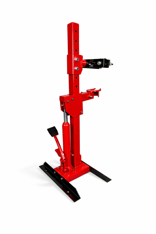 HIDRAULIKUS RUGÓS PRÉS ÁLLVÁNY 1T RUGÓK, LENGÉSCSILLAPÍTÓK, TELESZKÓP PEREMEK ÖSSZESZERELÉSÉHEZ ÉS SZÉTSZERELÉSÉHEZ