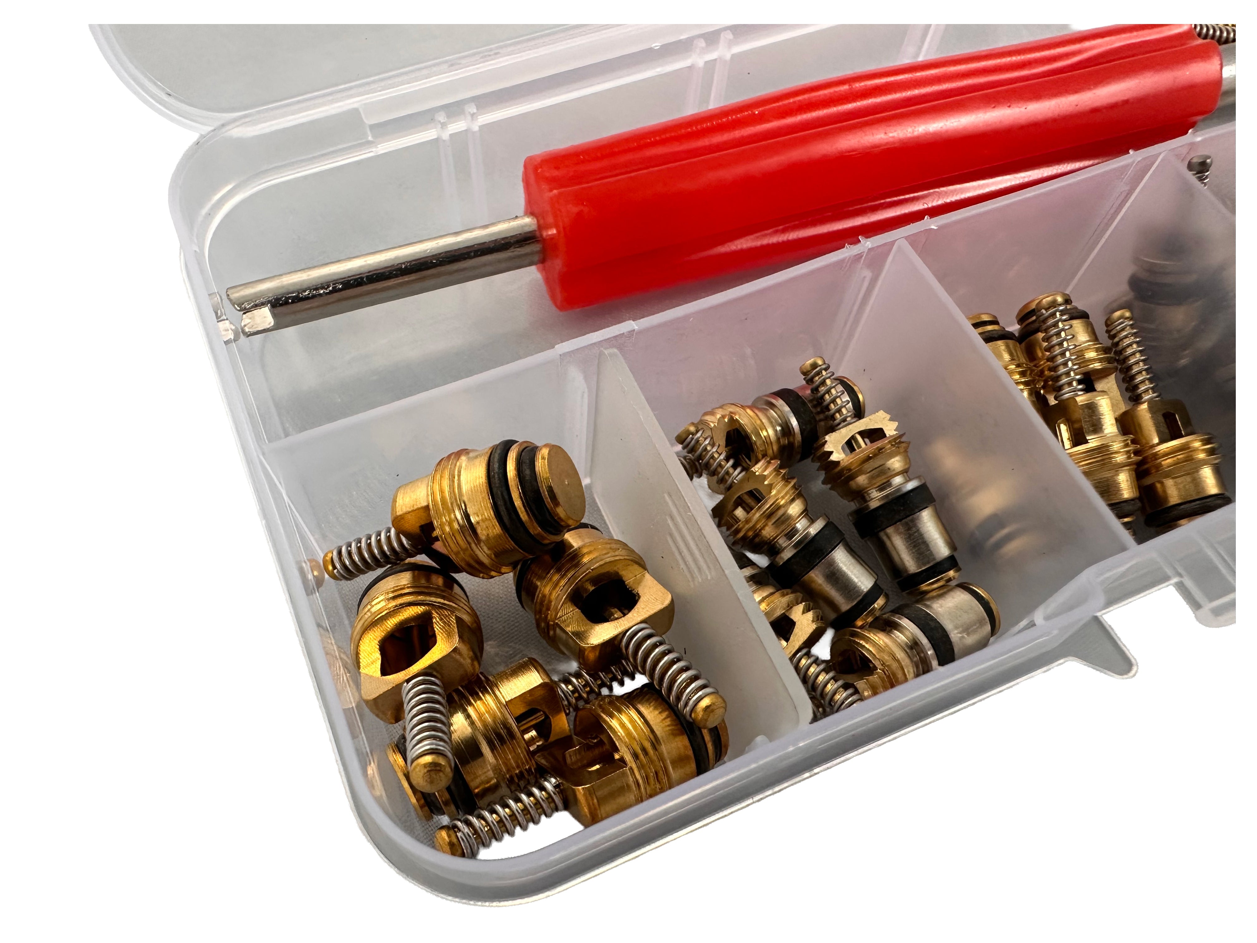 KLÍMA TÖLTŐSZELEP SZERELŐ KÉSZLET 41 DB