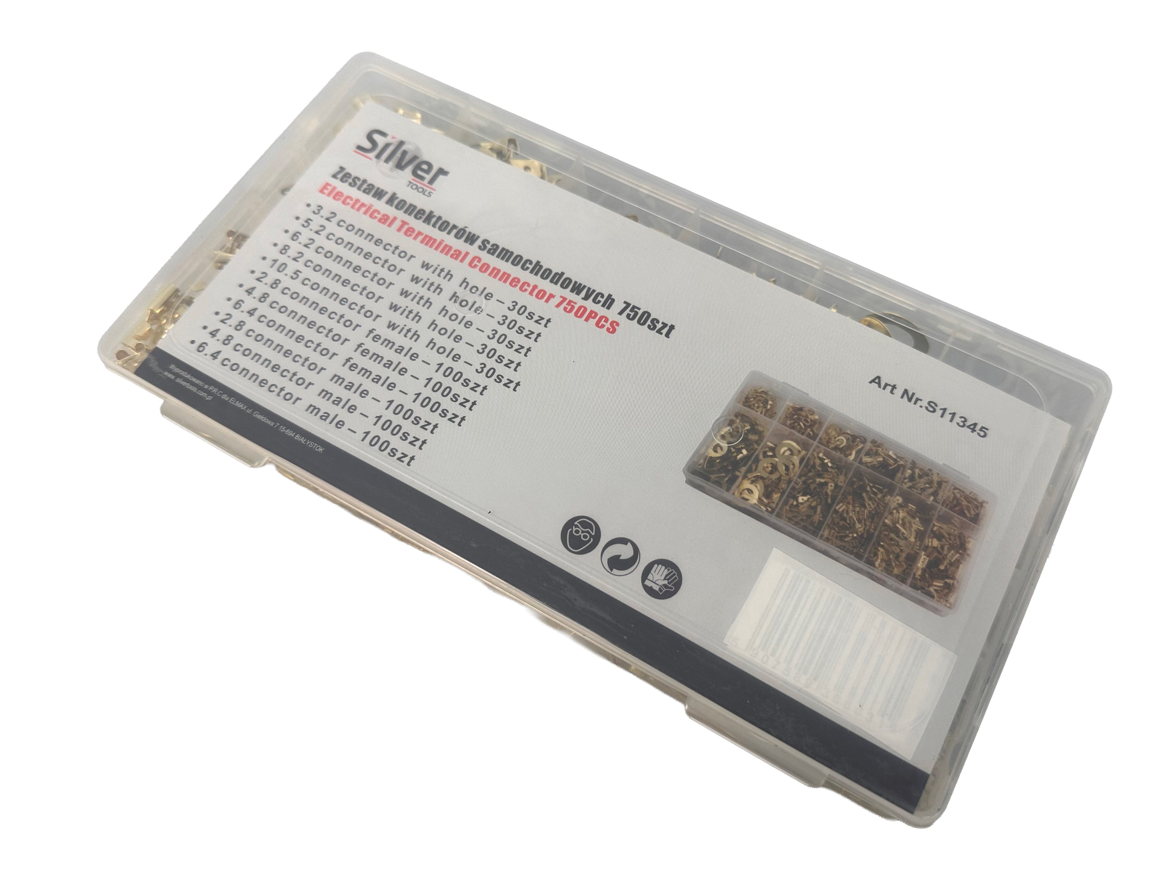 AUTÓKÁBEL CSATLAKOZÓ KÉSZLET 750 DB