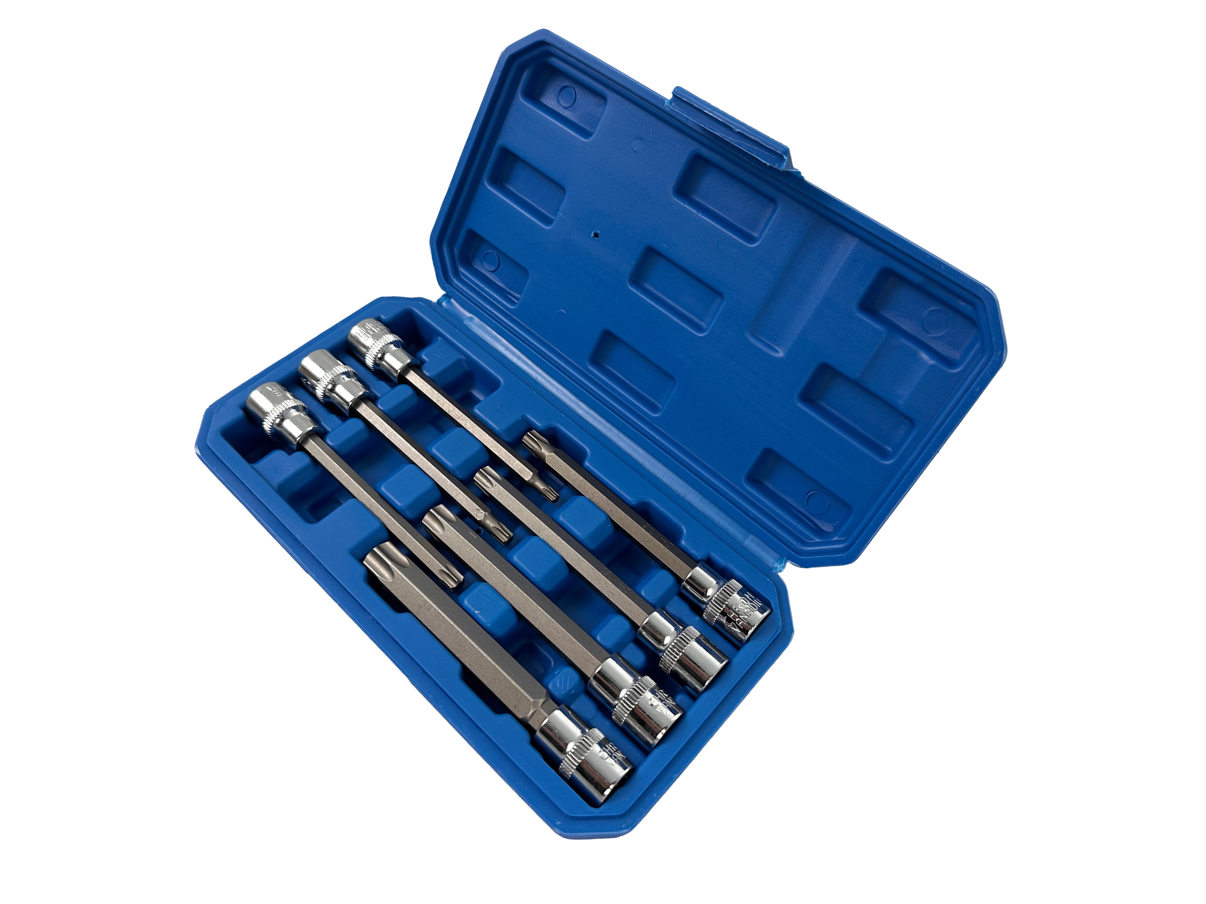 EXTRA HOSSZÚ TORX BIT KÉSZLET 3/8" 7 DB