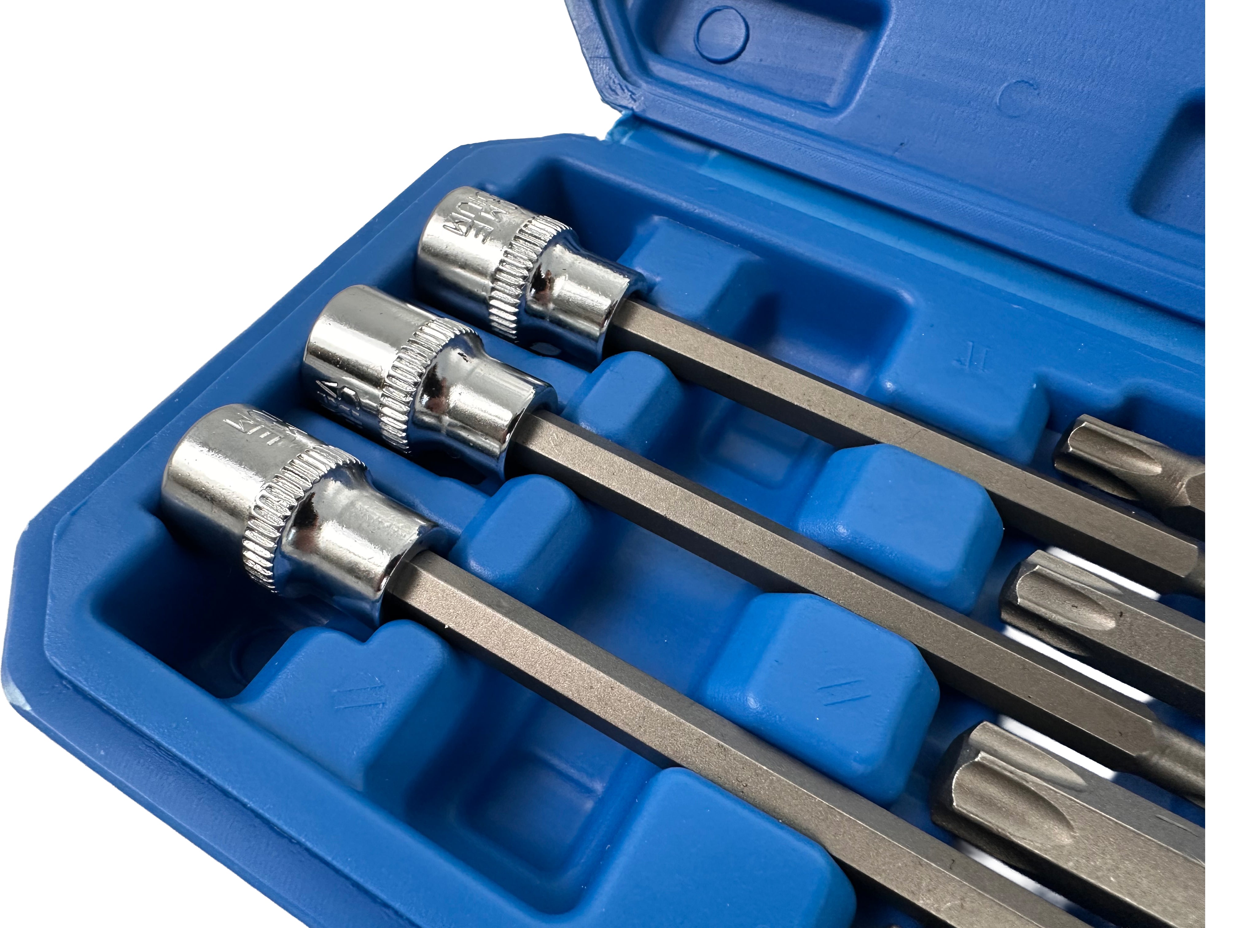 EXTRA HOSSZÚ TORX BIT KÉSZLET 3/8" 7 DB