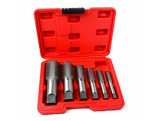 MENETFÚRÓ - MENETVÁGÓ KÉSZLET CSÖVEKHEZ 6 DB GEBO TOOLS