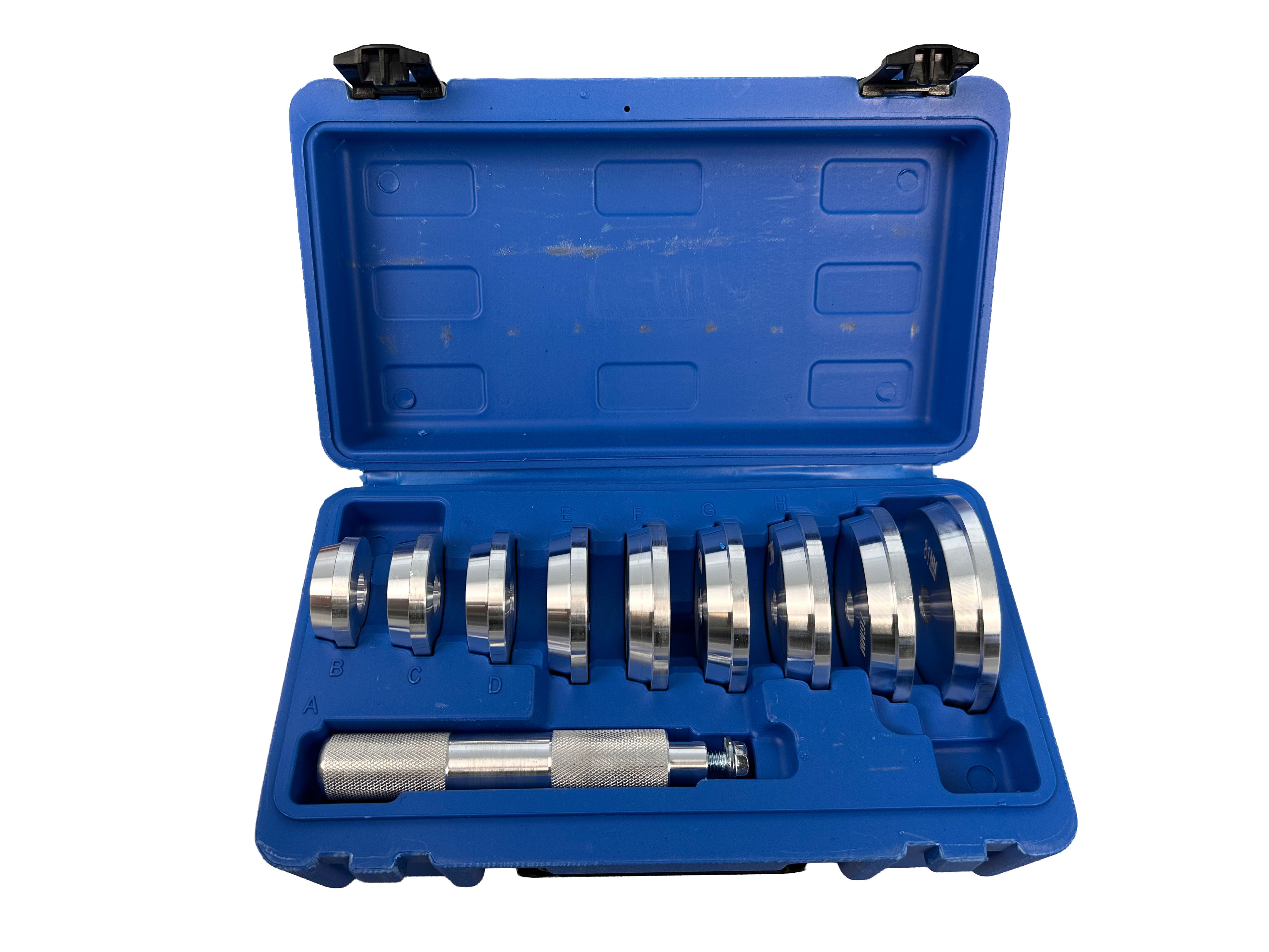 CSAPÁGY ÉS KERÉKAGY PRÉS KÉSZLET 40-81 MM GEBO TOOLS