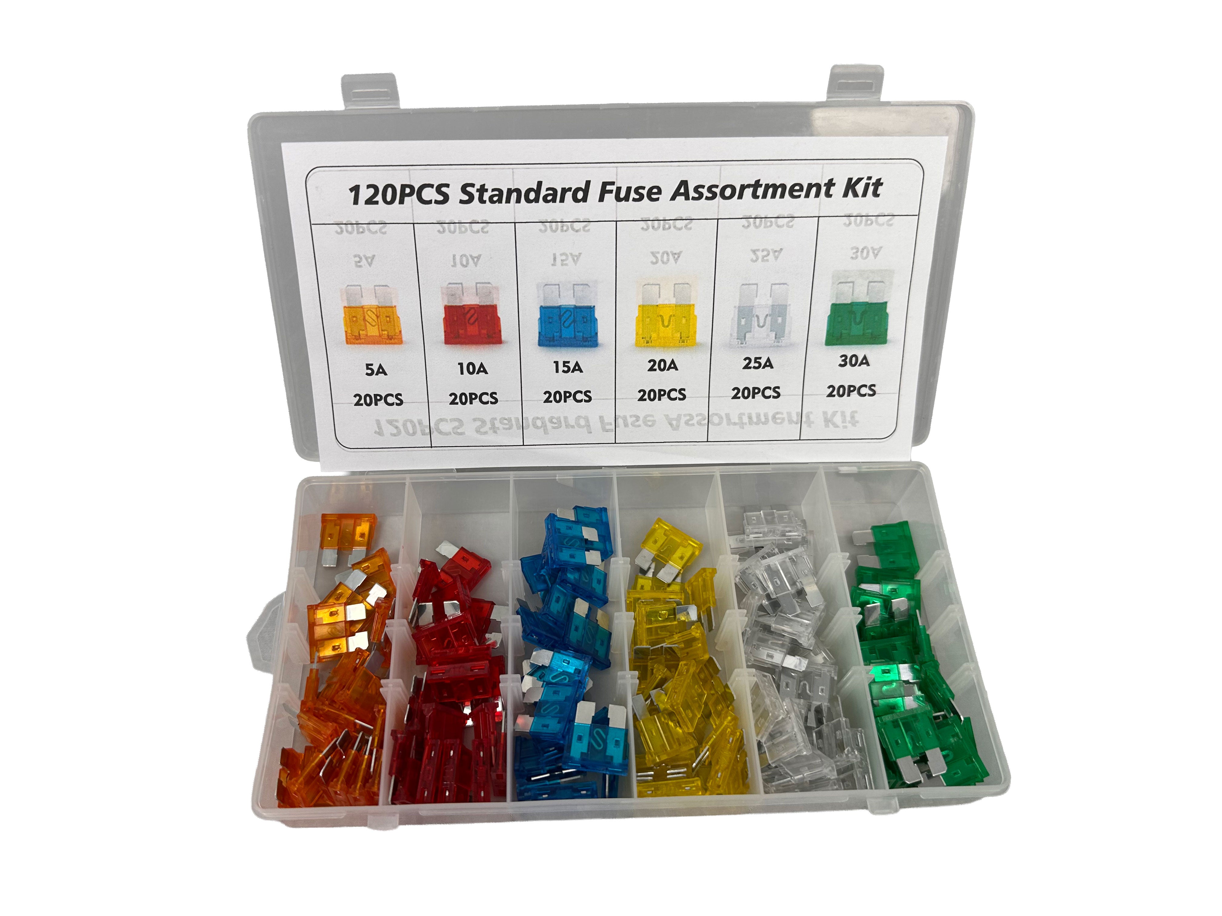 BIZTOSÍTÉK KÉSZLET AUTÓKHOZ 5-30 AMP 120 DARAB GEBO TOOLS