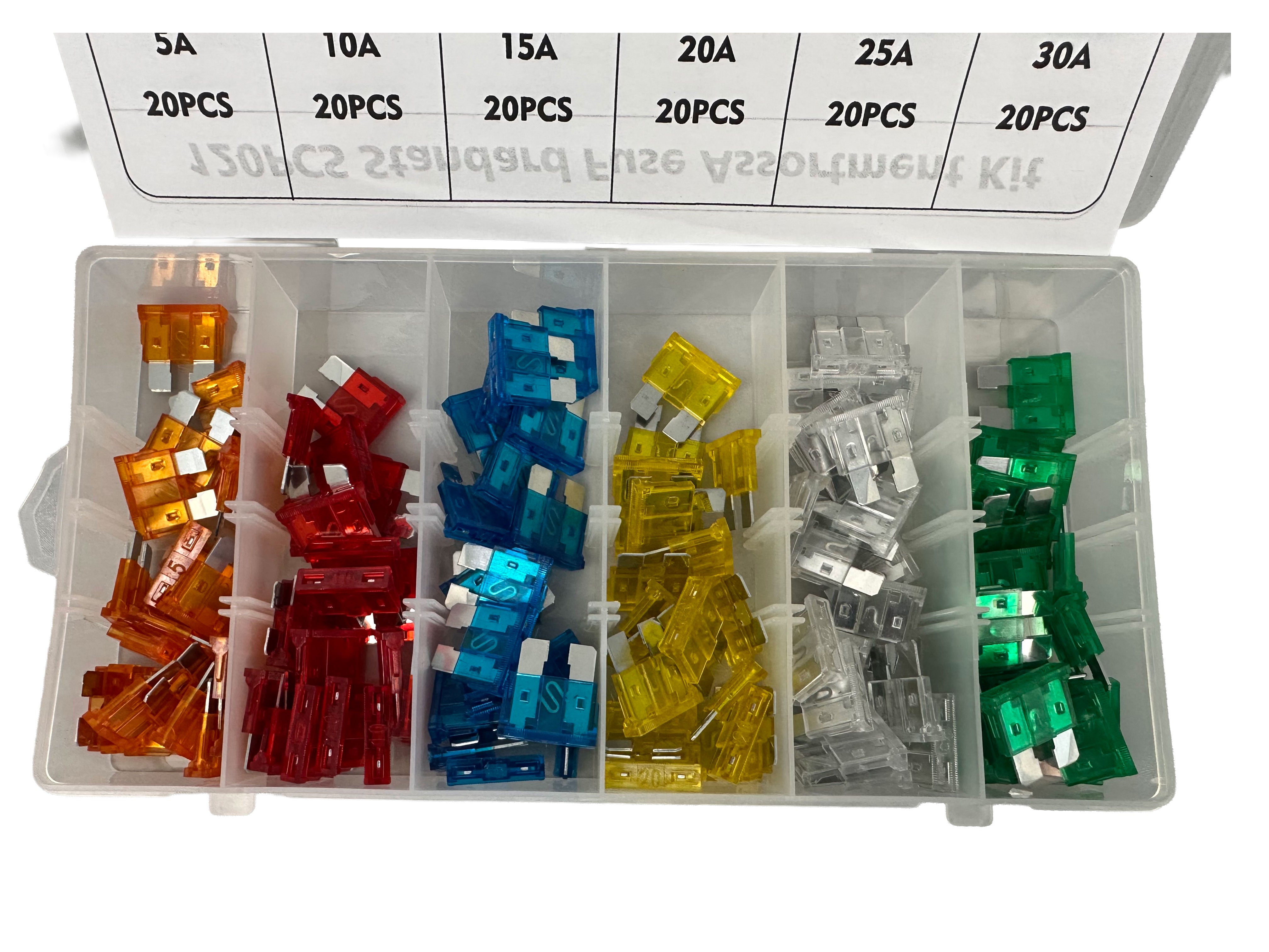 BIZTOSÍTÉK KÉSZLET AUTÓKHOZ 5-30 AMP 120 DARAB GEBO TOOLS