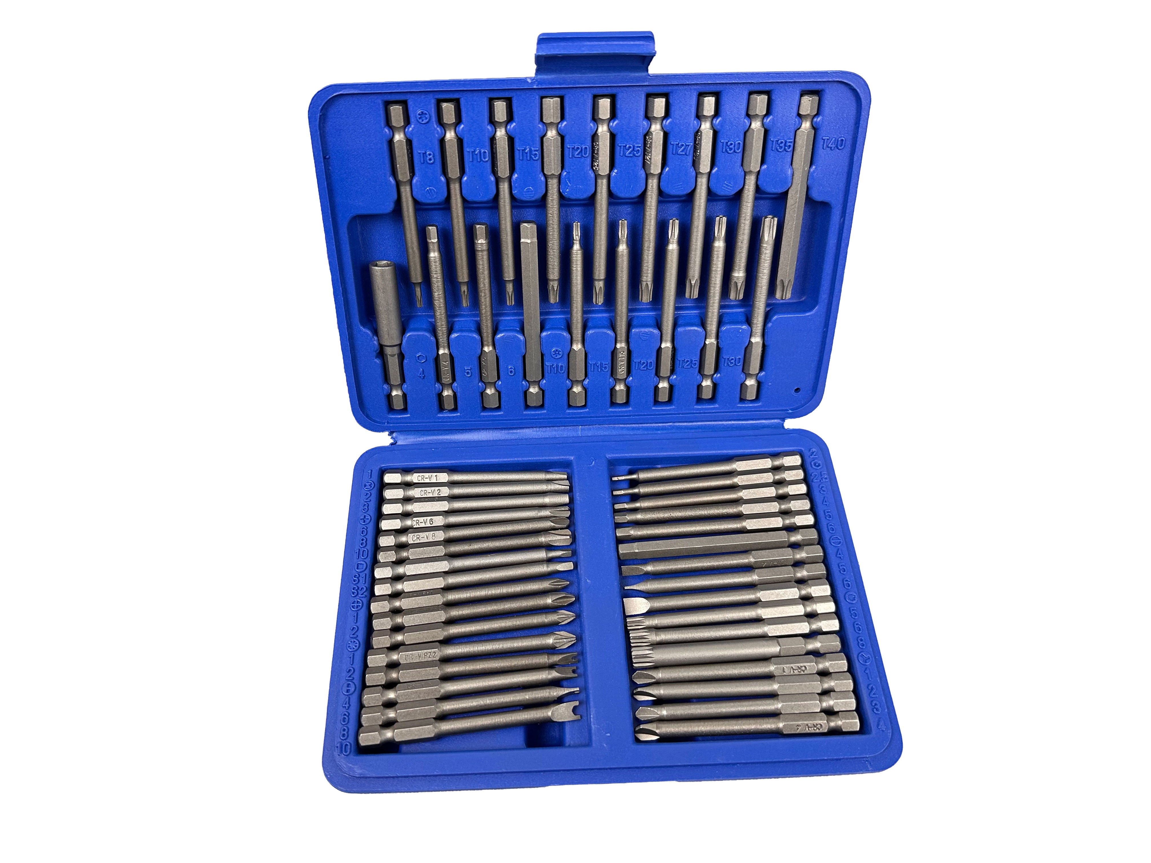 HOSSZÚ BIT KÉSZLET FÚRÓGÉPHEZ 50 DB GEBO TOOLS