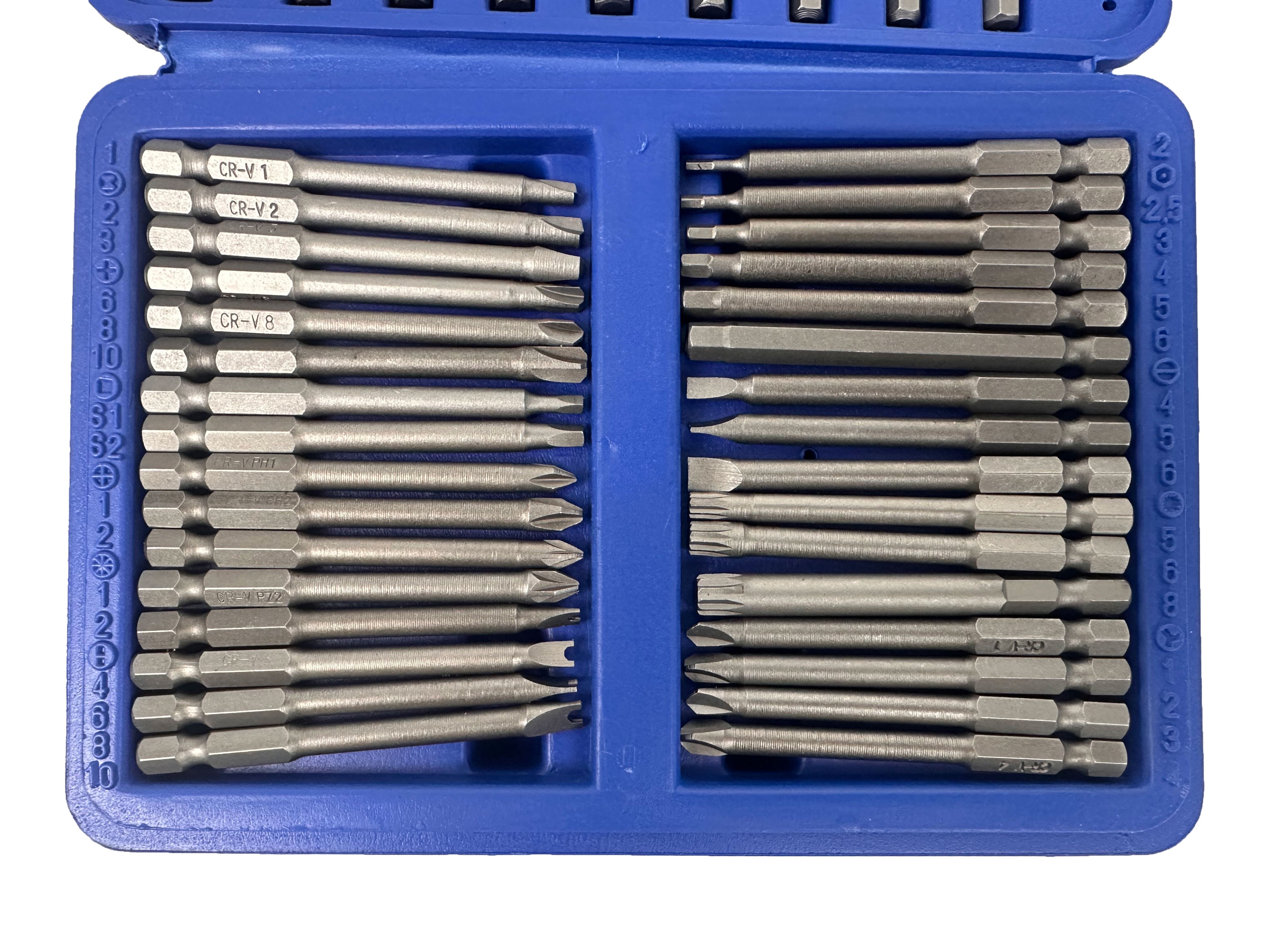 HOSSZÚ BIT KÉSZLET FÚRÓGÉPHEZ 50 DB GEBO TOOLS