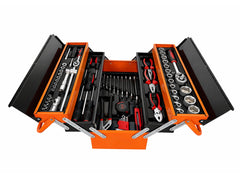 FÉM FELSZERELT SZERSZÁMOS LÁDA 85 DB GEBO TOOLS