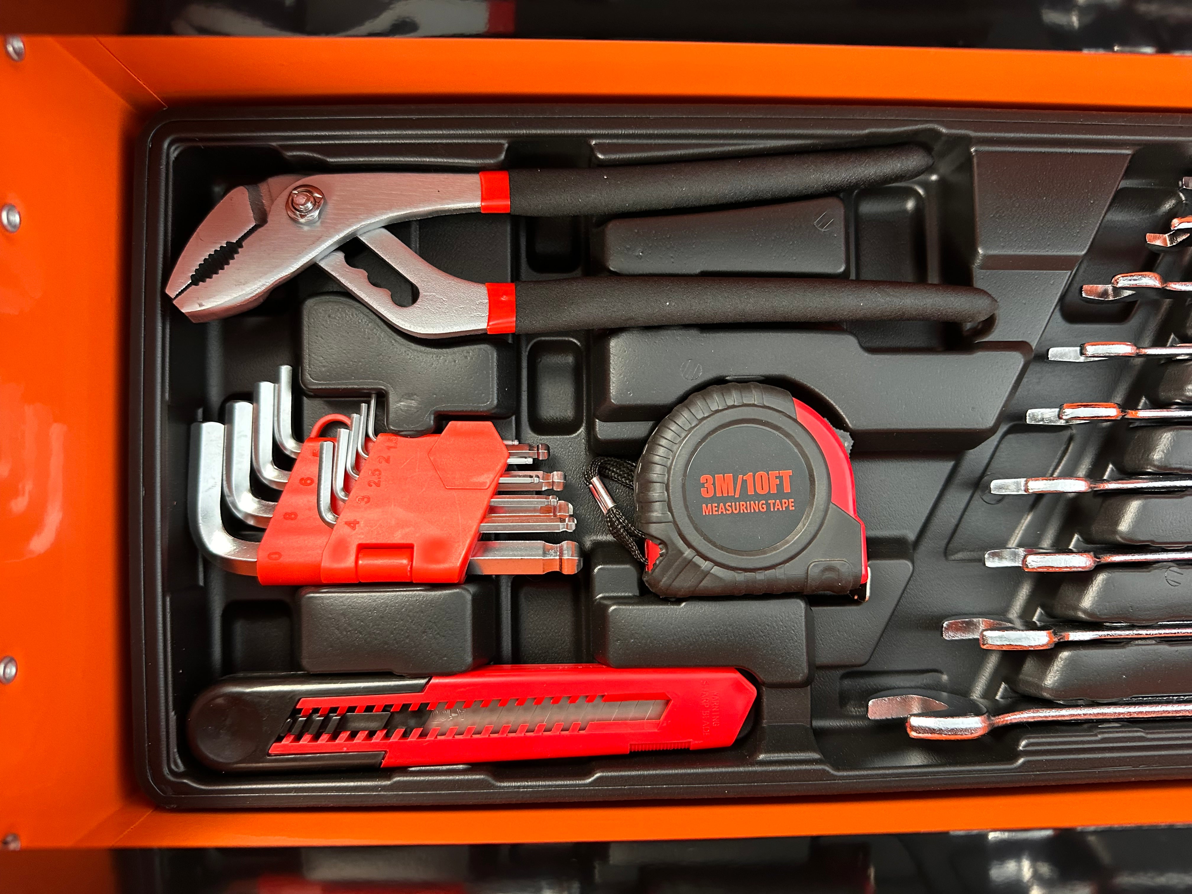 FÉM FELSZERELT SZERSZÁMOS LÁDA 85 DB GEBO TOOLS