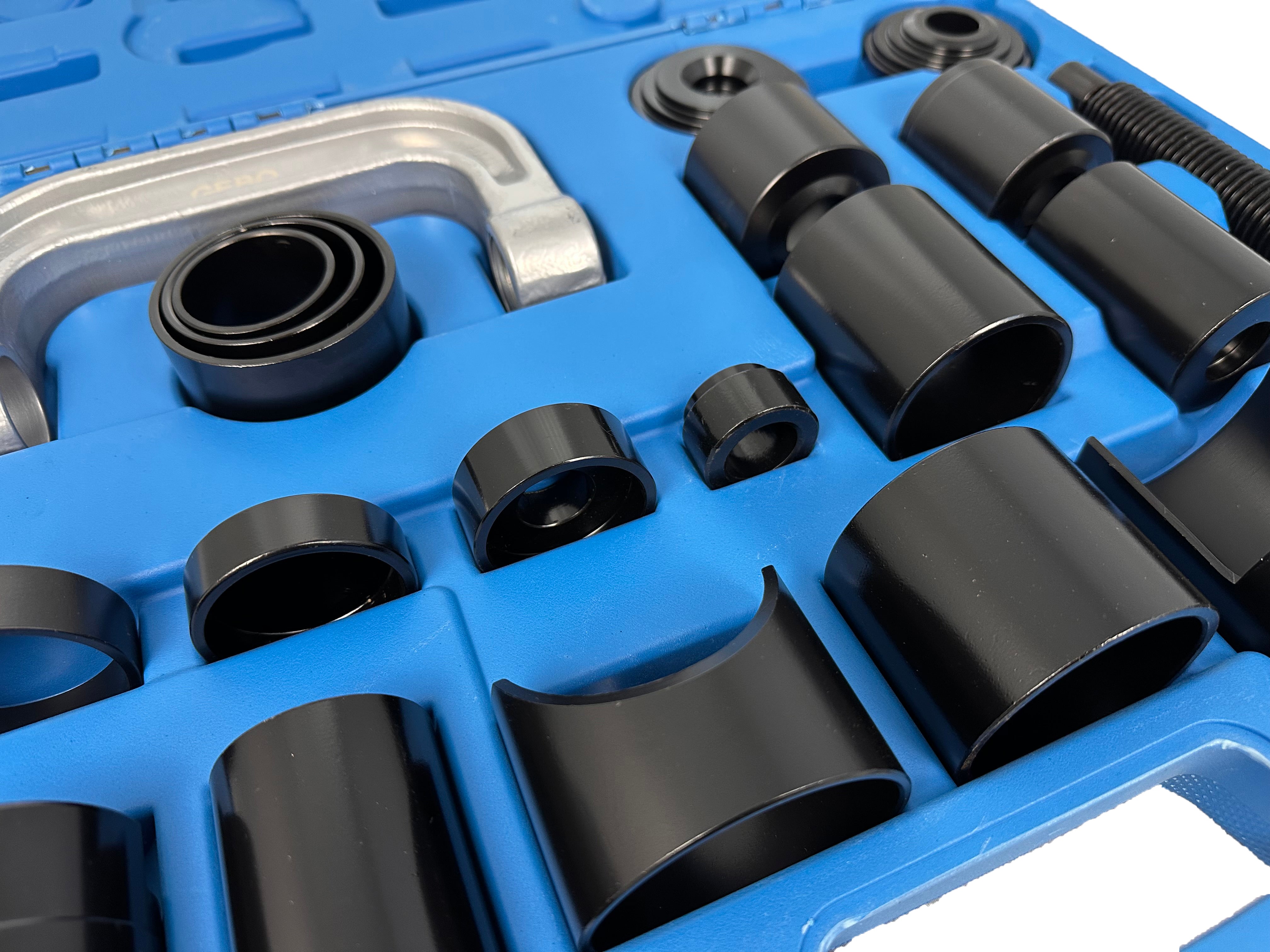 TRAPÉZCSUKLÓ ÉS SZILENT SZERELŐ KÉSZLET 21 DB GEBO TOOLS