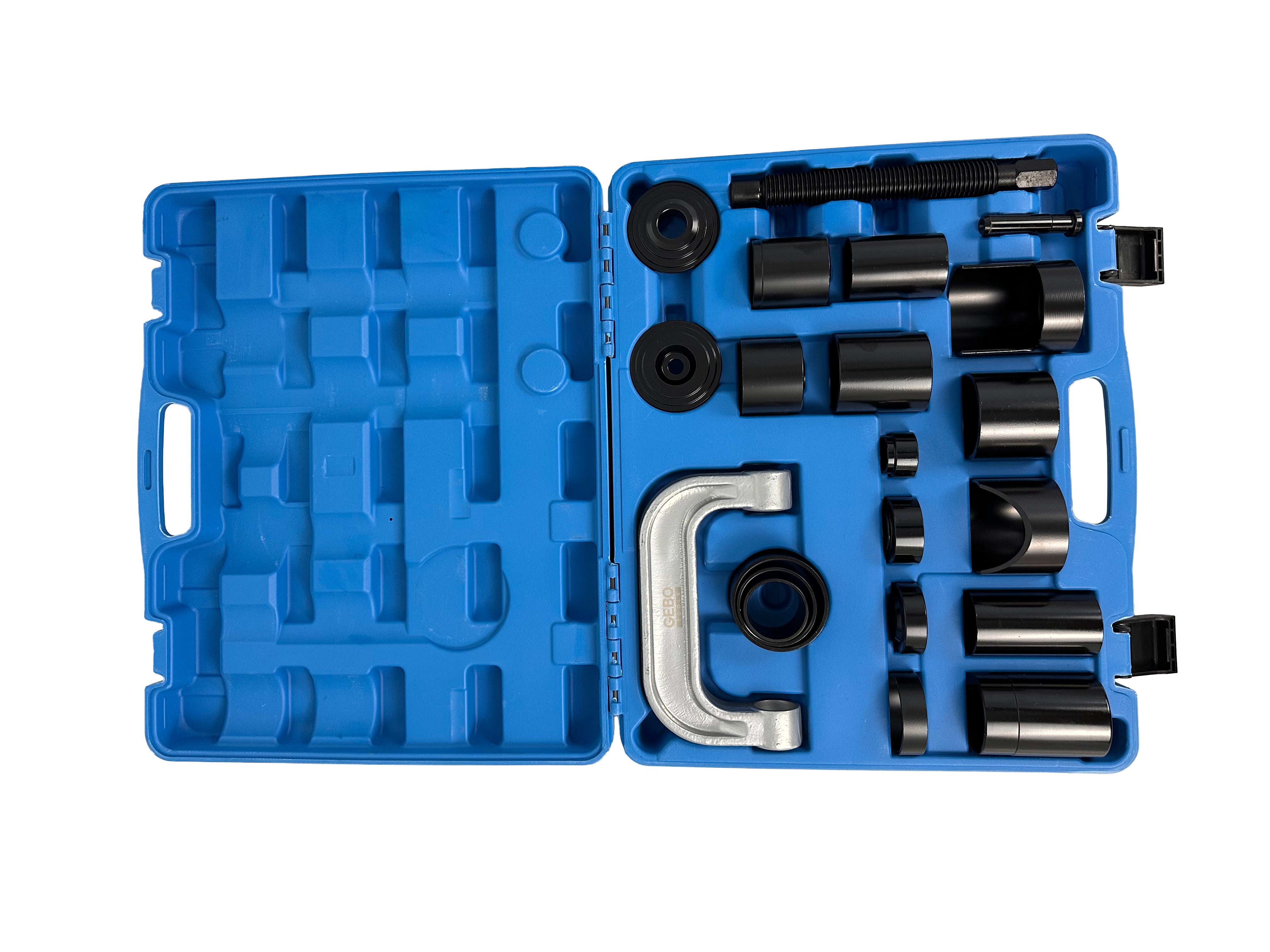 TRAPÉZCSUKLÓ ÉS SZILENT SZERELŐ KÉSZLET 21 DB GEBO TOOLS