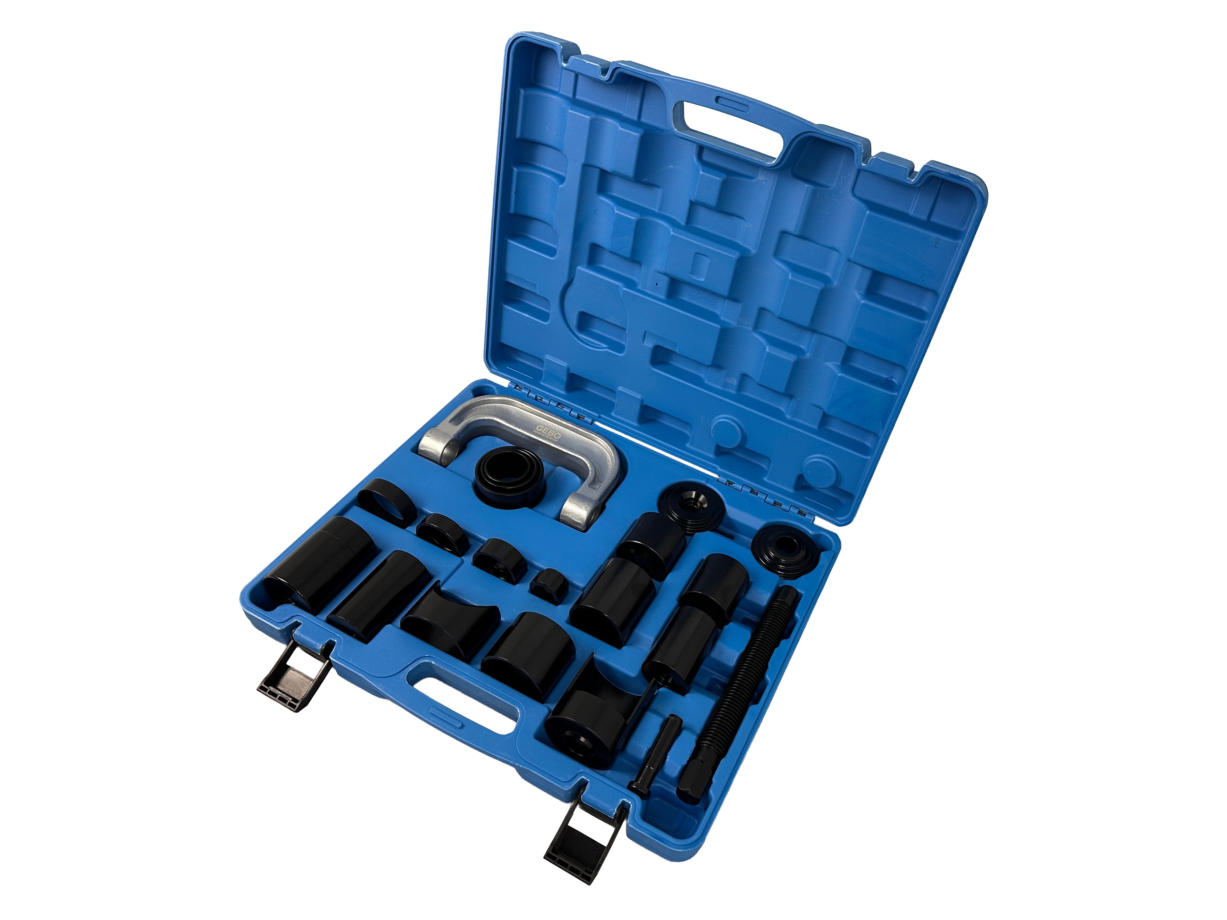 TRAPÉZCSUKLÓ ÉS SZILENT SZERELŐ KÉSZLET 21 DB GEBO TOOLS