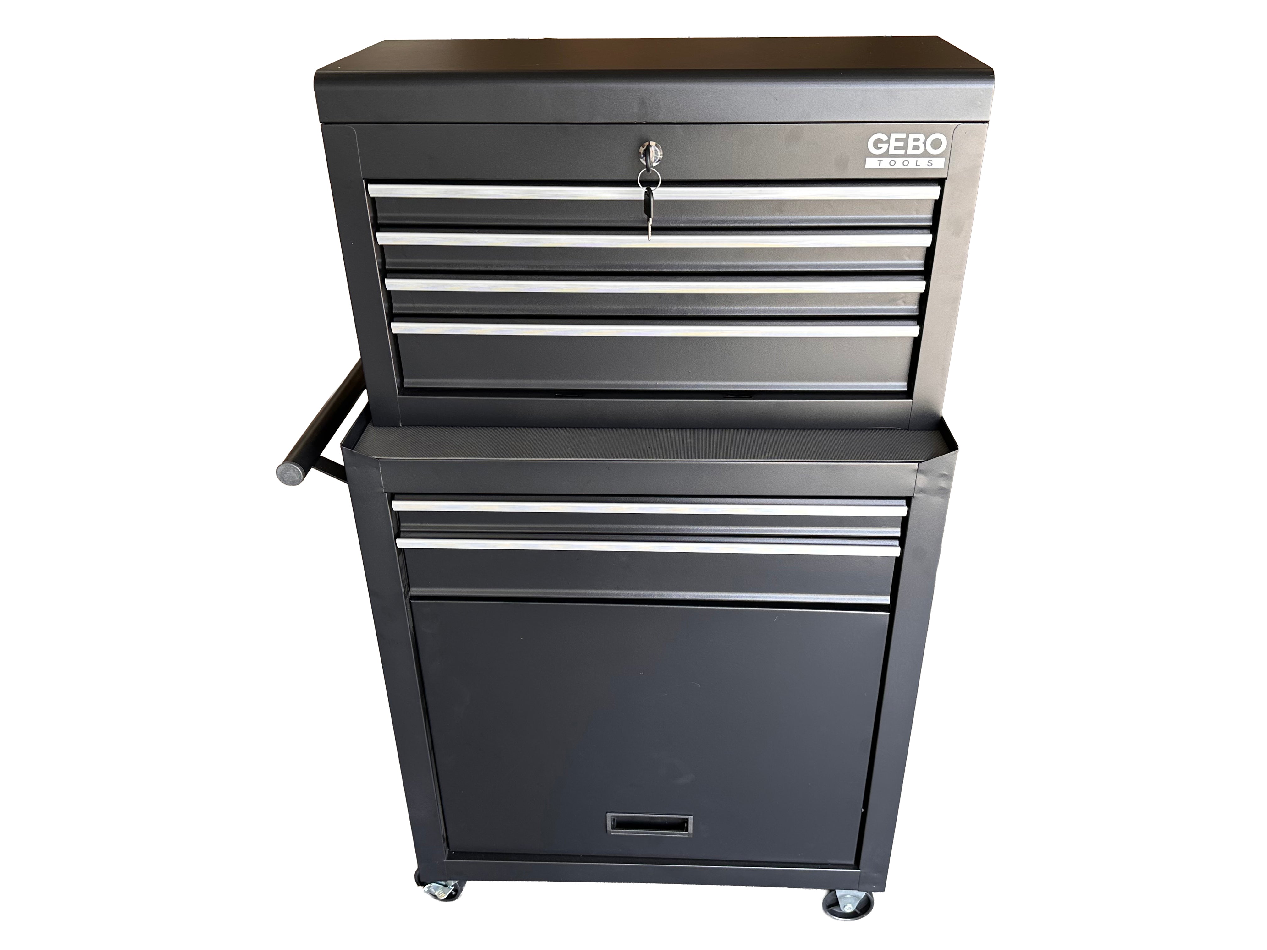 ÜRES SZERSZÁMOS KOCSI – SZERSZÁMOS SZEKRÉNY 2 DARAB 6 TÁROLÓ GEBO TOOLS