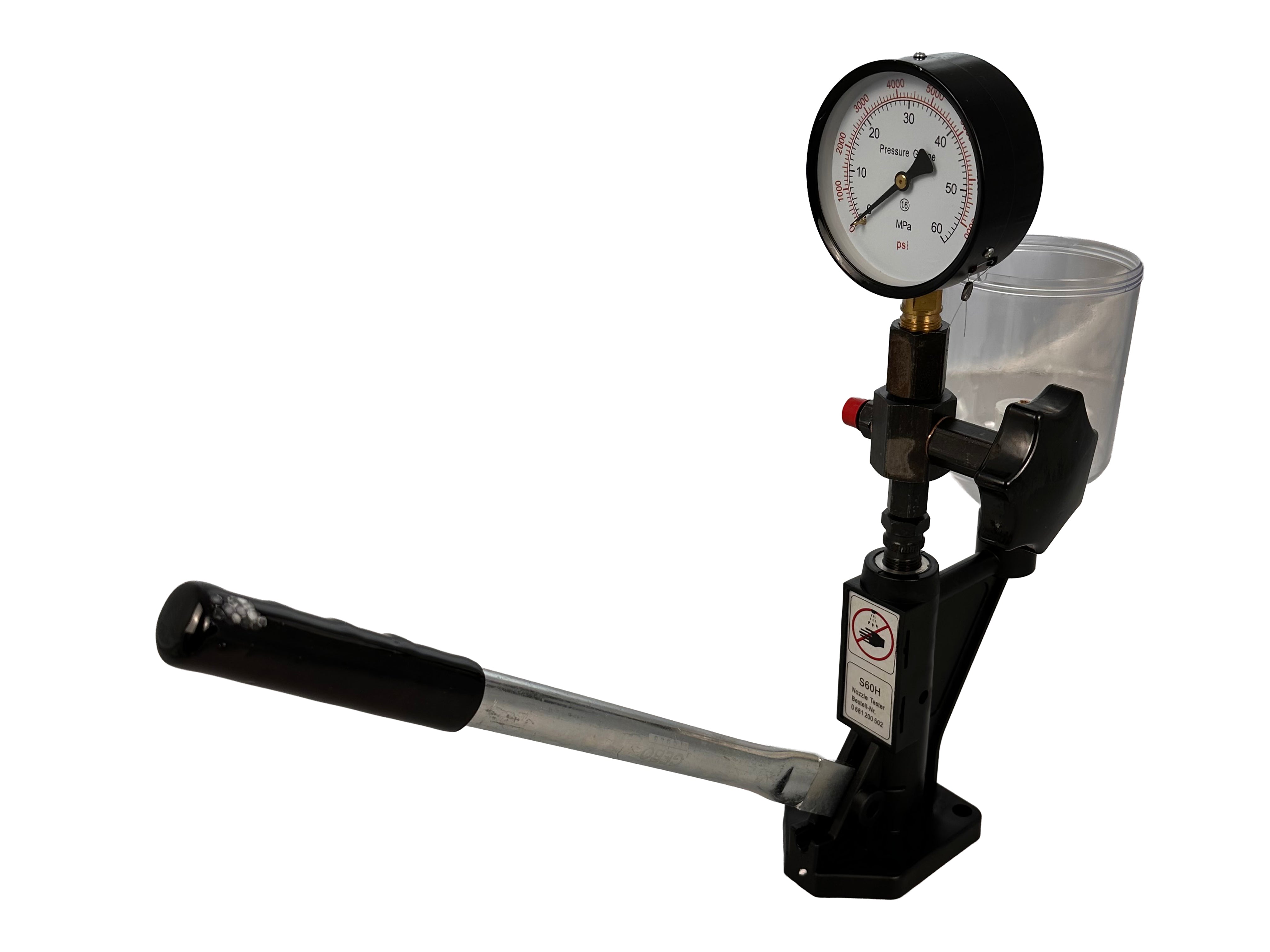 PORLASZTÓ BEÁLLÍTÓ ÉS TESZTELŐ KÉZI PUMPA 600 BAR GEBO TOOLS