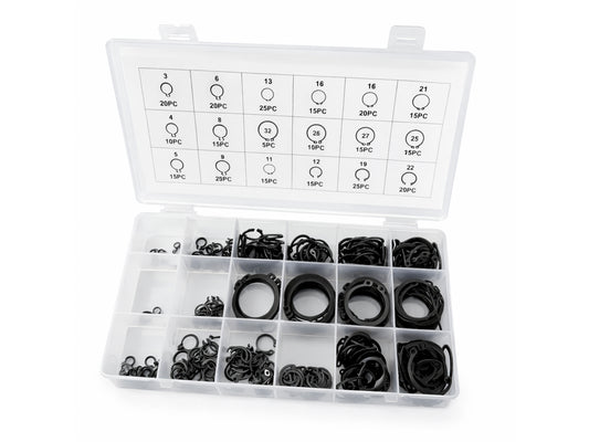 KÜLSŐ SEEGER BIZTOSÍTÉK KÉSZLET 300 DB GEBO TOOLS