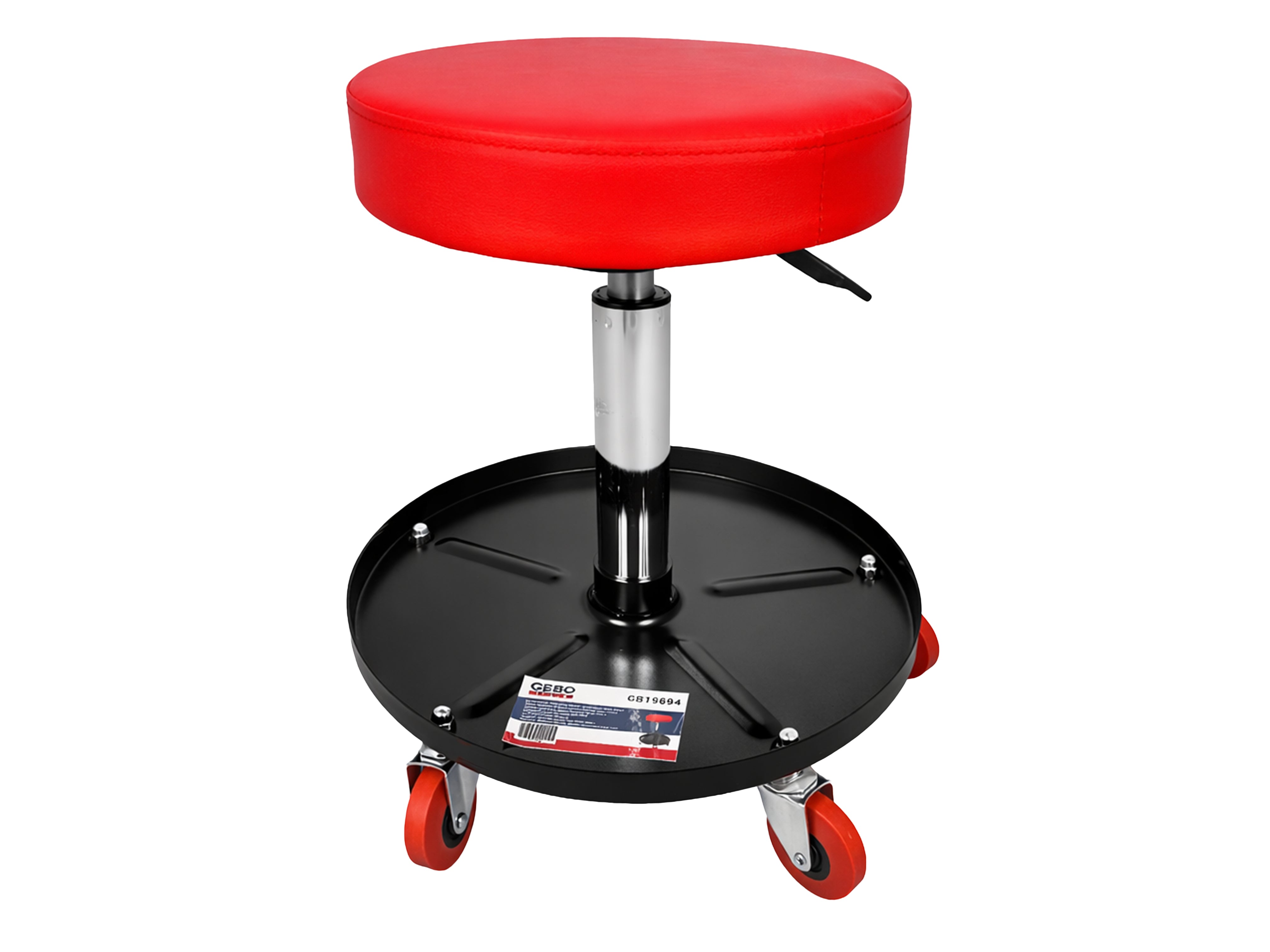 GURULÓS SZERELŐ SZÉK ÁLLÍTHATÓ MAGASSÁGGAL GEBO TOOLS