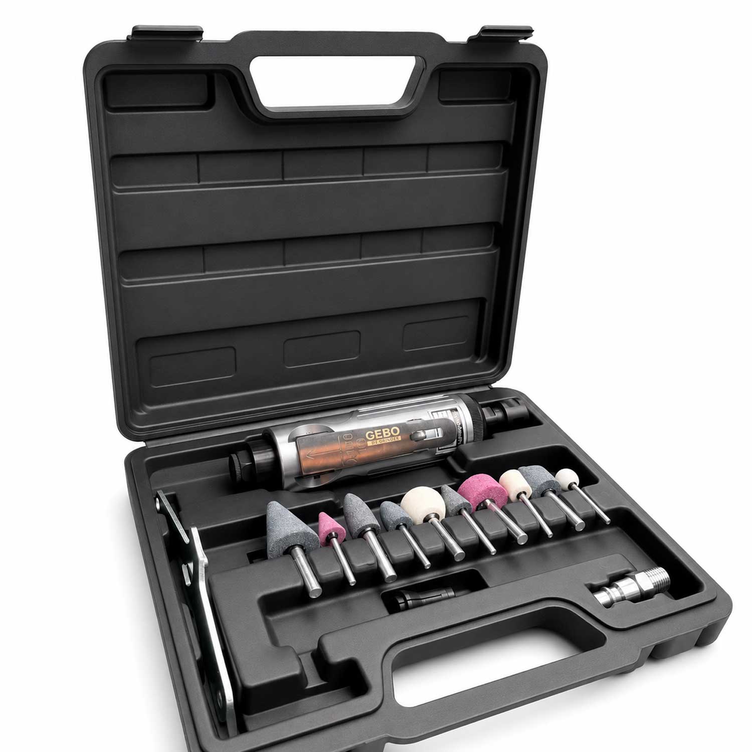 SŰRÍTETT LEVEGŐS EGYENES CSISZOLÓ KÉSZLET GEBO TOOLS