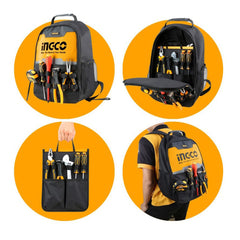 SZERSZÁMOS HÁTIZSÁK 450 X 340 X 170 MM INGCO