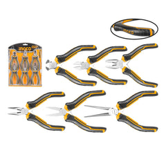 MINI PATENTFOGÓ KÉSZLET 6 DB CR-V 115MM INGCO