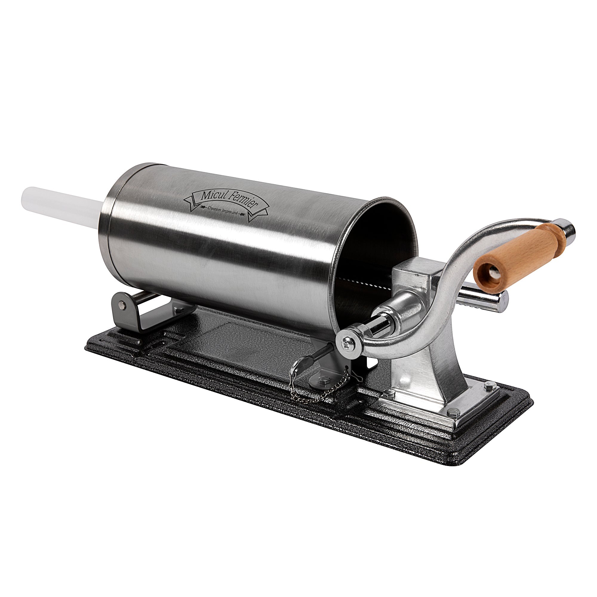 Kolbásztöltő gép, Inox, 5 tölcsérrel, 4 kg