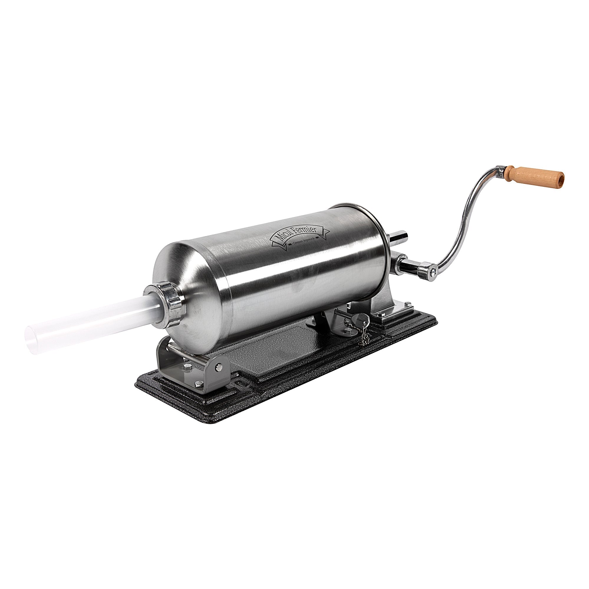 Kolbásztöltő gép, Inox, 5 tölcsérrel, 4 kg