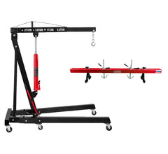 MOTORKIEMELŐ ZSIRÁF 2T +  MOTOR FELFÜGGESZTŐ GERENDA 0,5 T GEBO TOOLS