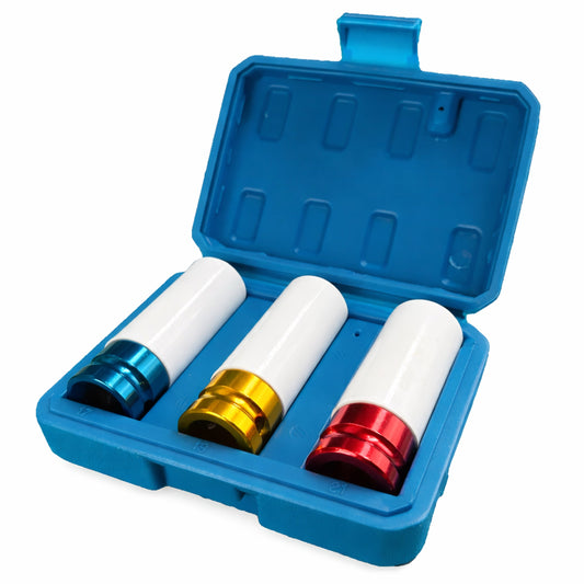 FELNI DUGÓKULCS KÉSZLET ALUMÍNIUM FELNIKHEZ BEVONATTAL 7 19 21 MM GEBO TOOLS