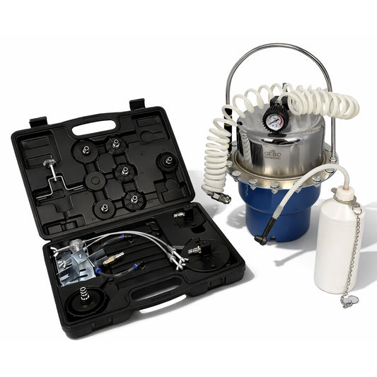 FÉKFOLYADÉK LÉGTELENÍTŐ ÉS CSERÉLŐ KÉSZLET GEBO TOOLS