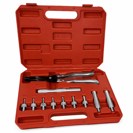 SZELEPSZÁRSZIMERING SZERELŐ FOGÓ ÉS ADAPTER KÉSZLET 11 DB GEBO TOOLS