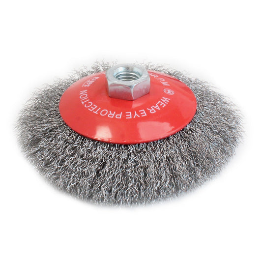 DRÓTCSISZOLÓ - DRÓTKEFE KORONG SAROKCSISZOLÓHOZ SATRA 125 MM