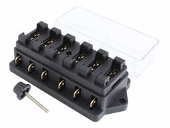 AUTÓS BIZTOSÍTÉK TARTÓ DOBOZ SATRA 6 ÁGÚ