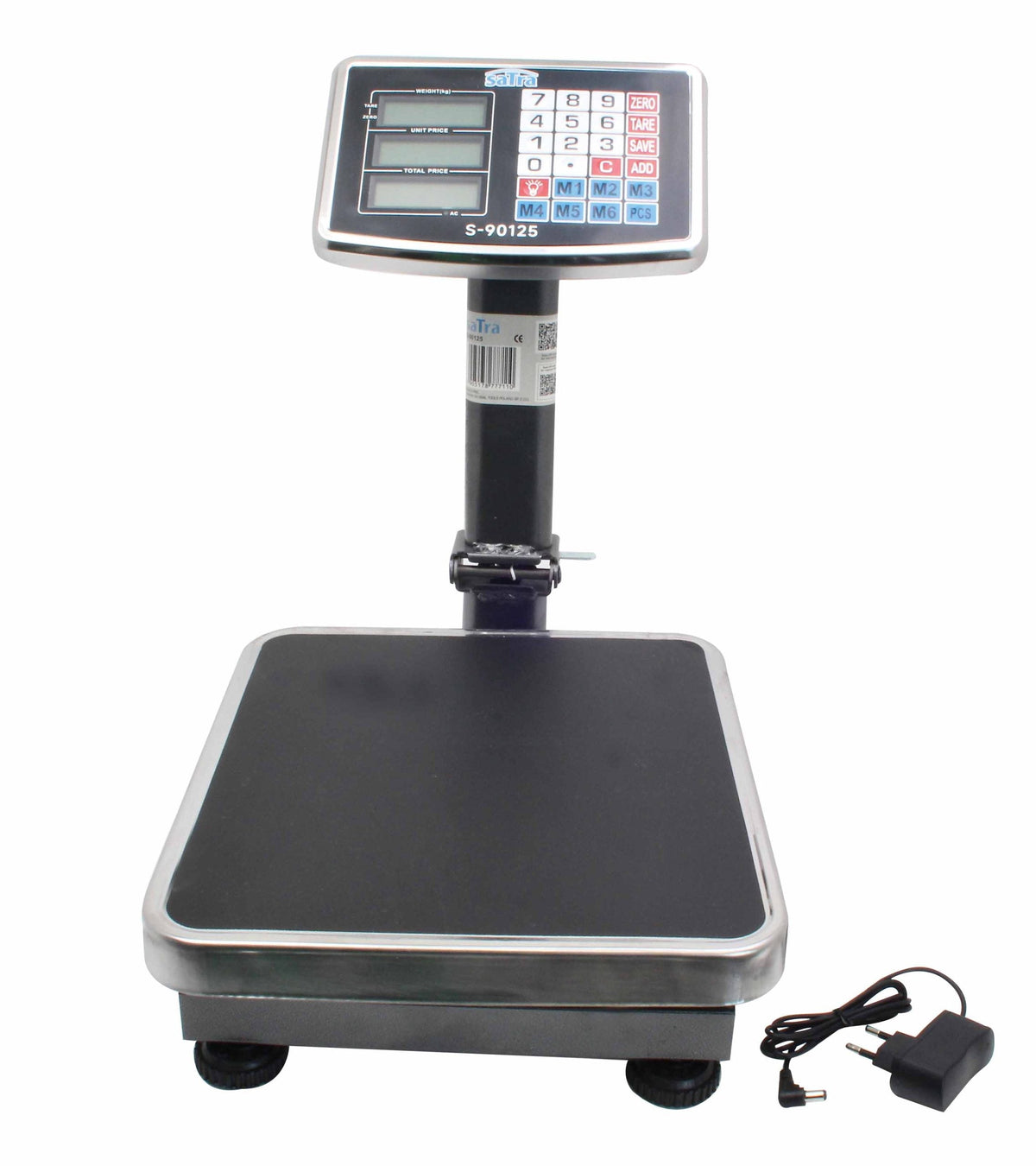 Mérleg platformal és összecsukható karral LCD kijelzővel 60 kg SATRA