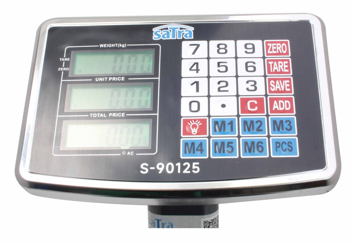 Mérleg platformal és összecsukható karral LCD kijelzővel 60 kg SATRA