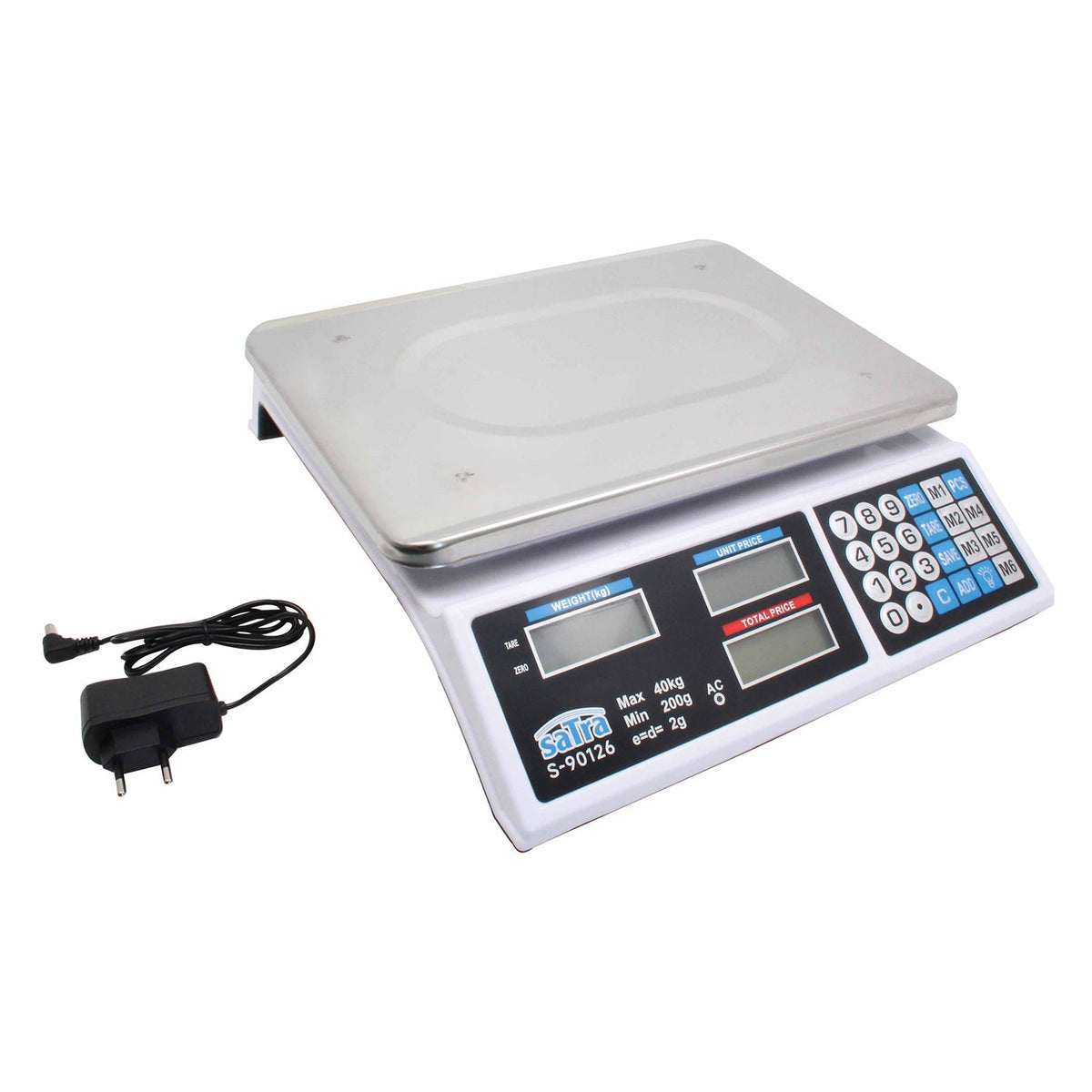 Elektronikus mérleg LCD kijelzővel 200g-40 kg SATRA