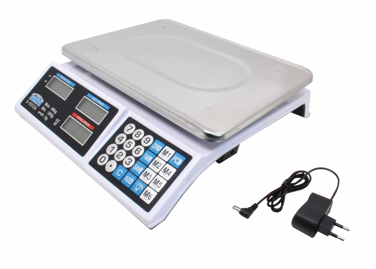 Elektronikus mérleg LCD kijelzővel 200g-40 kg SATRA