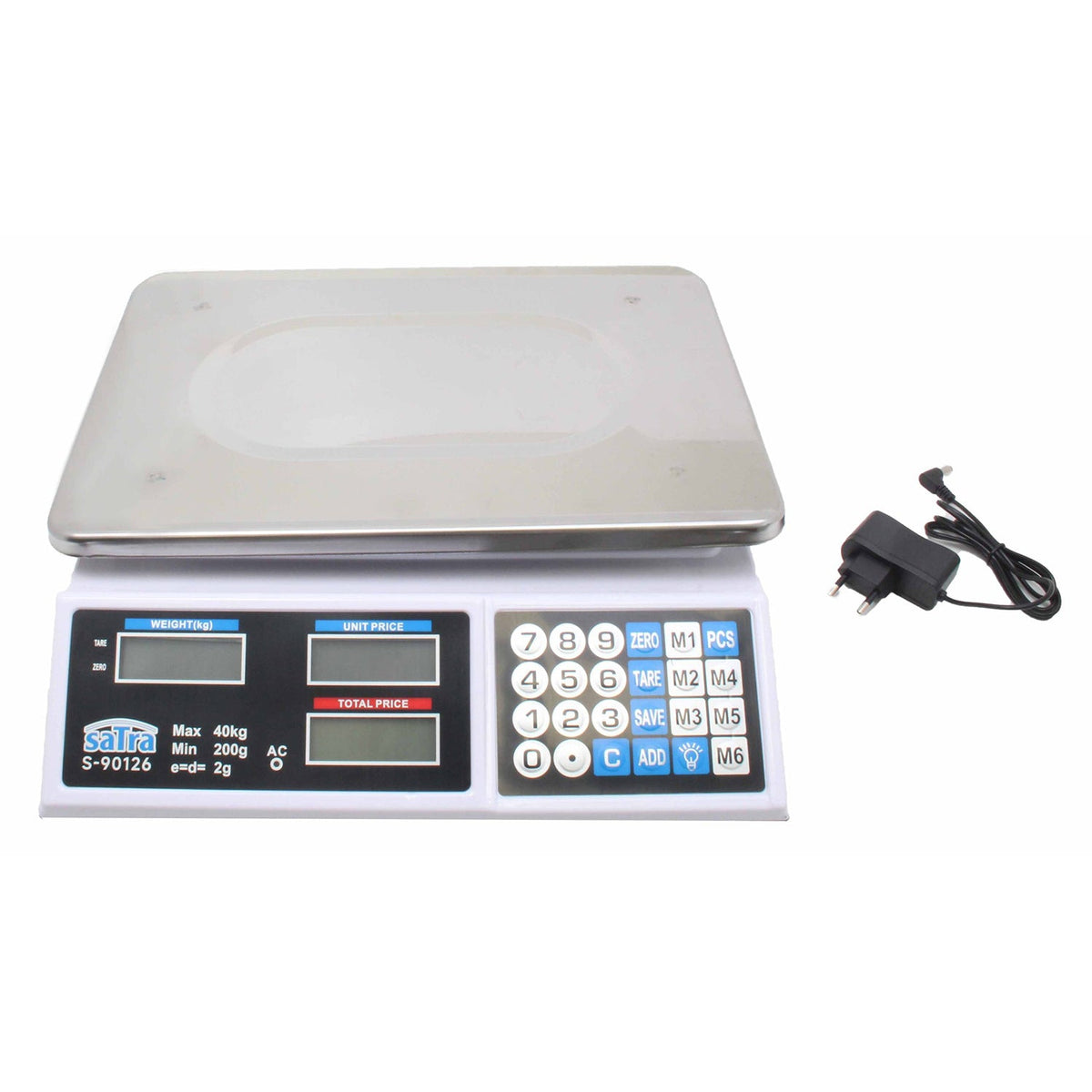 Elektronikus mérleg LCD kijelzővel 200g-40 kg SATRA