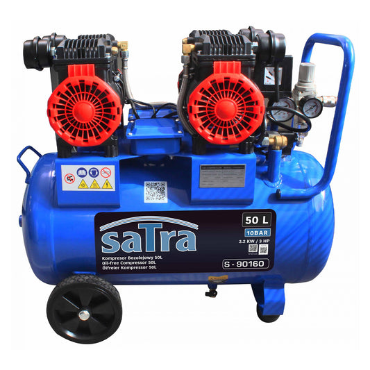 HALK KOMPRESSZOR OLAJMENTES 50 L 2200W SATRA