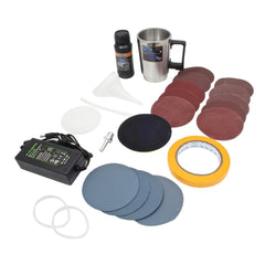 FÉNYSZÓRÓ HELYREÁLLÍTÓ KÉSZLET FOLYÉKONY POLIMERREL 23 DB SATRA