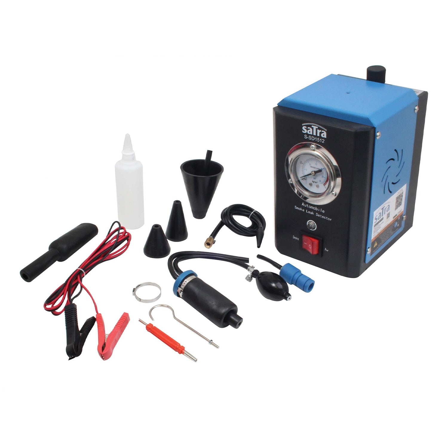 SZIVÁRGÁSELLENÖRZŐ FÜSTGENERÁTOR TARTOZÉKOKKAL SATRA