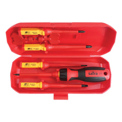 VILLANYSZERELŐ VDE CSAVARHÚZÓ KÉSZLET CSERÉLHETŐ FEJJEL 8 DB