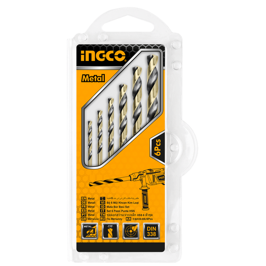 FÚRÓSZÁR KÉSZLET HSS 2-8MM X 49-117MM INGCO