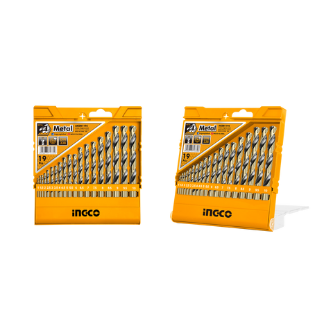 FÉM FÚRÓSZÁR KÉSZLET 19 DB INGCO