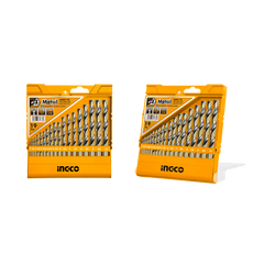 FÉM FÚRÓSZÁR KÉSZLET 19 DB INGCO