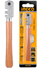 ÜVEGVÁGÓ KÉSZLET 6 PENGÉVEL 130MM INGCO