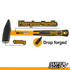 KALAPÁCS ÜVEGSZÁLAS NYÉLLEL 500G INGCO