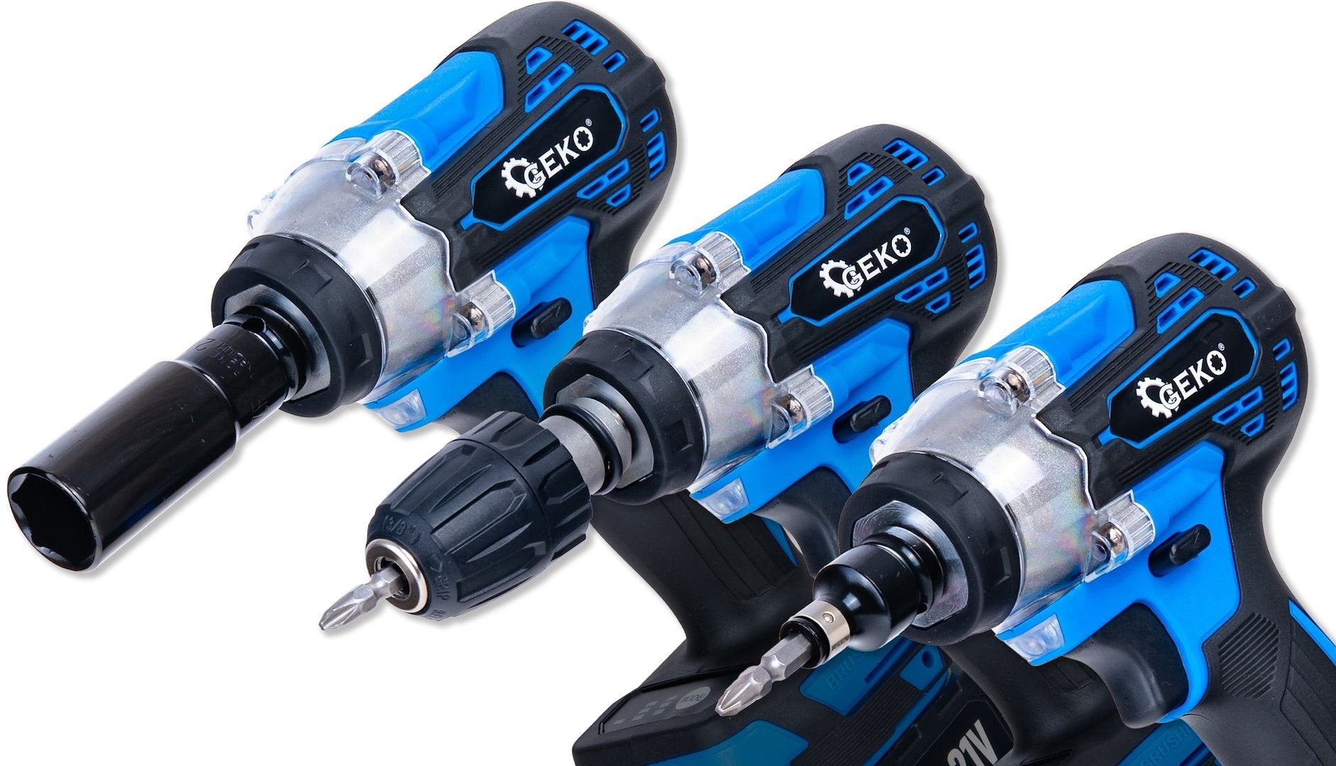 Akkumulátoros ütvecsavarozó  1/2'' 21v 3ah 350 NM GEKO