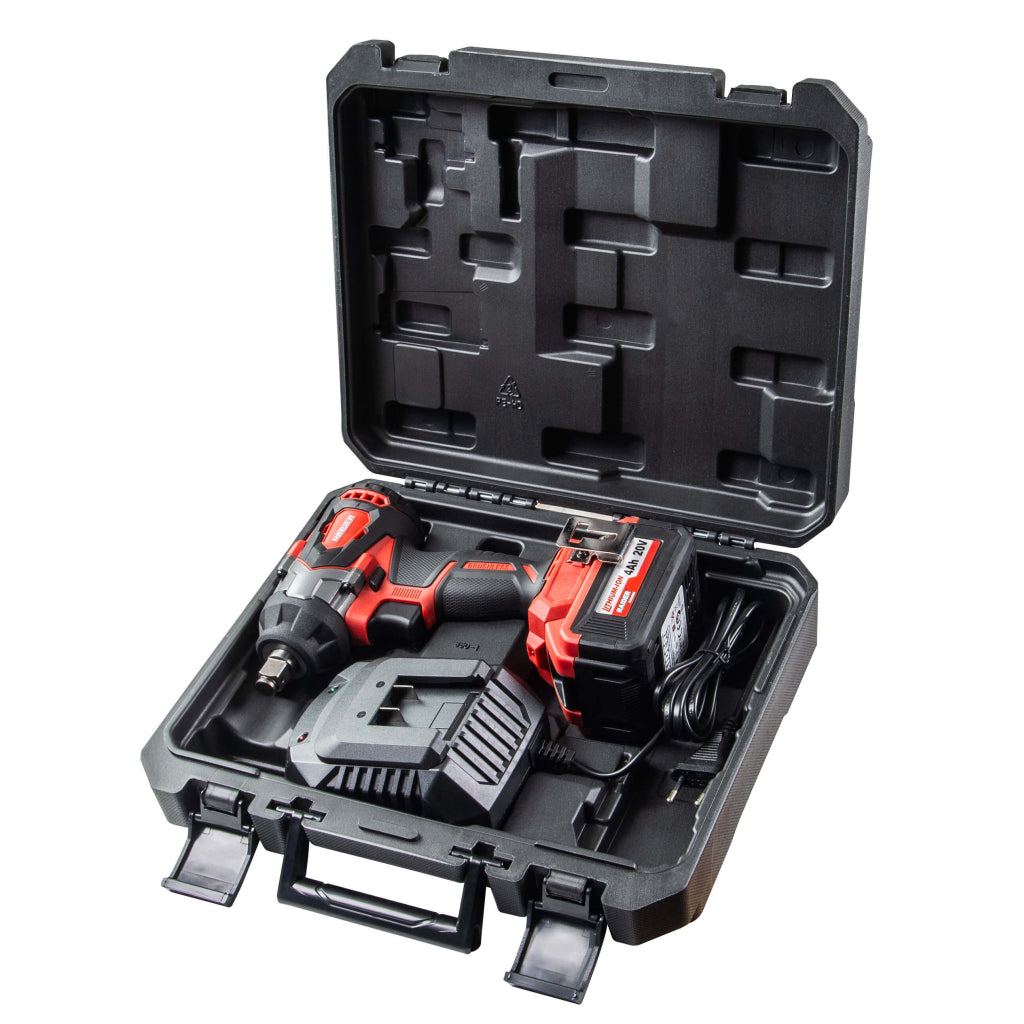 Akkumulátoros ütvecsavarozó 1/2 480NM 20V 4ah RAIDER