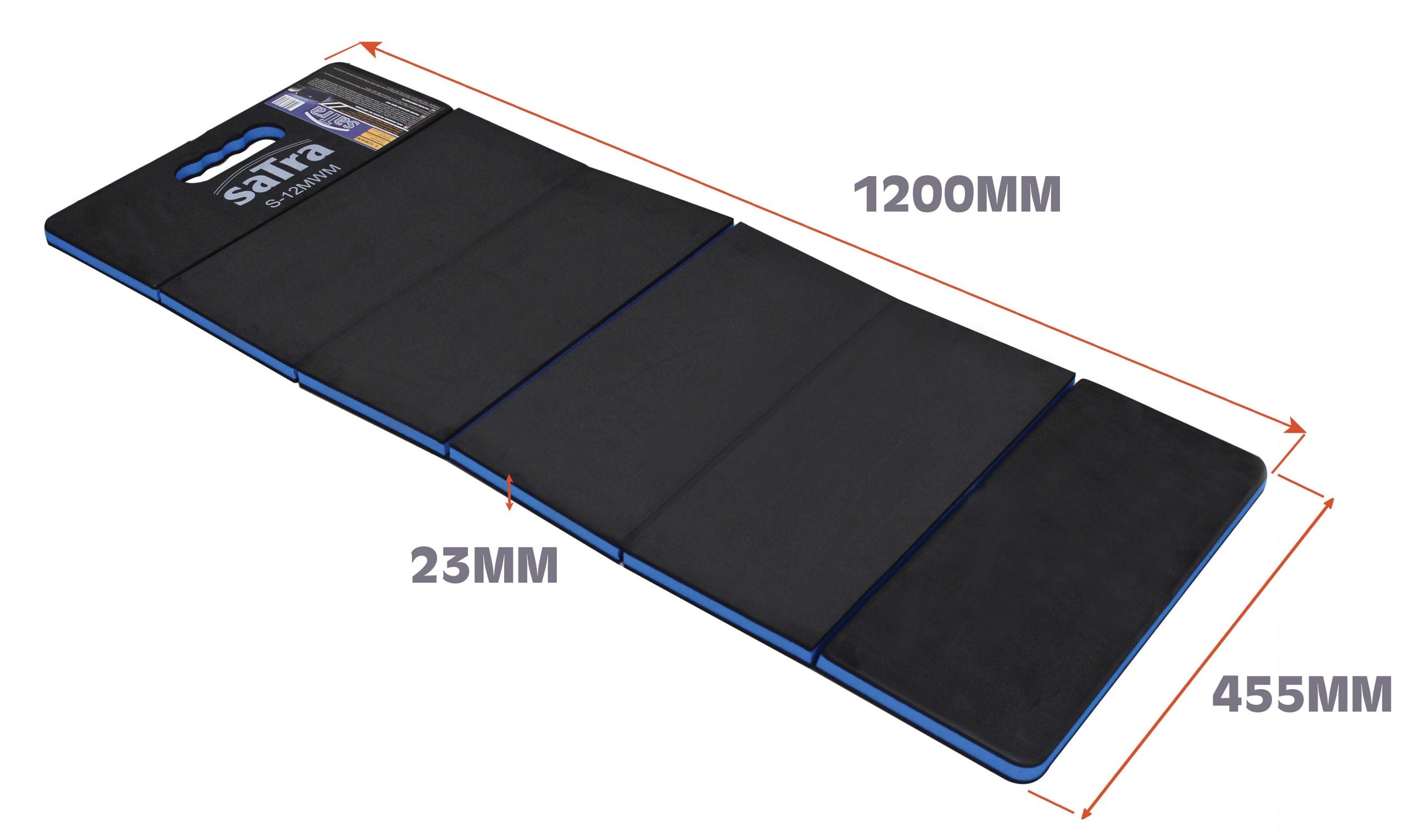 Aláfekvő összehajtható habszivacs matrac 1200 x 455 x 23mm
