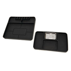 Alkatrésztároló tálca készlet 2 db 272 x 240 x 25 mm mágneses szerszámok és alkatrészek tárolására HBM hollandia
